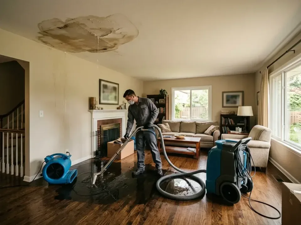attic-pipe-burst-ceiling-drip-008 — frequently asked questions, Water Damage Restoration & Carpet Care in Picnic Point, WA